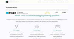 Desktop Screenshot of beleggenvergelijken.com