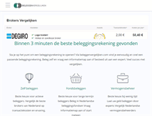 Tablet Screenshot of beleggenvergelijken.com